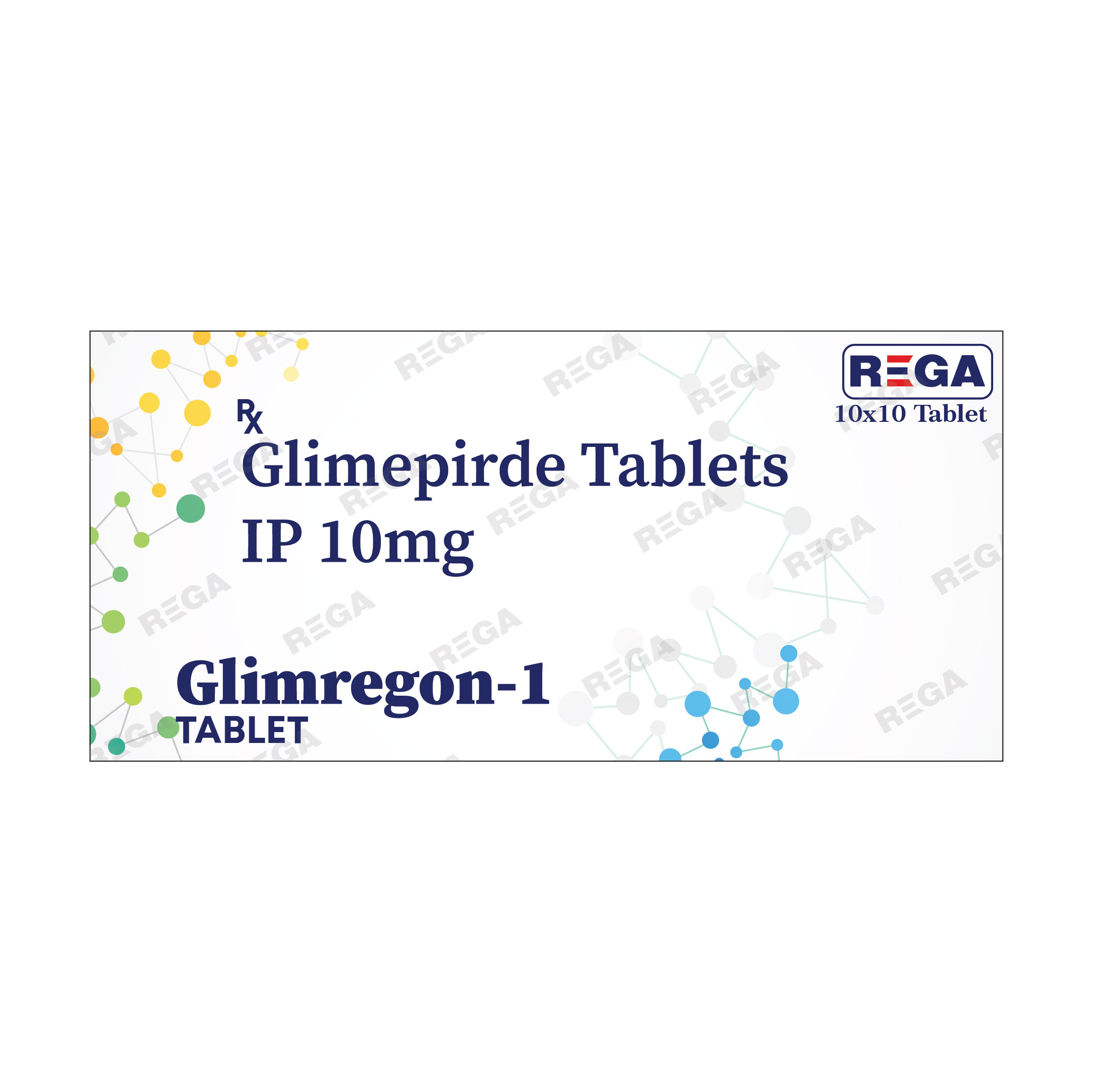 Glimepiride IP 10 mg tablets